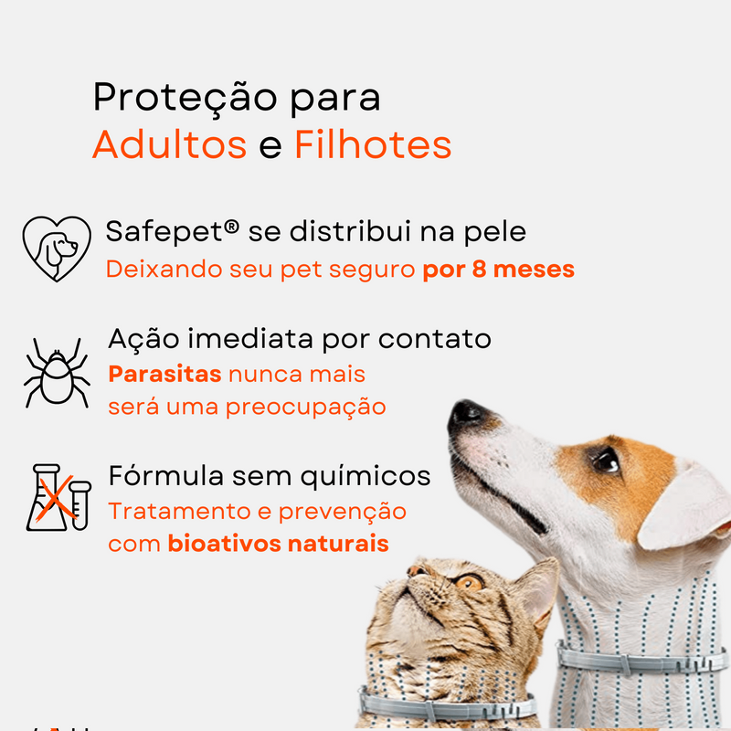 Colar Anti Pulgas e Carrapatos