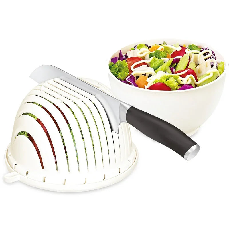 Cortador De Salada E Tigela De Corte Artefato